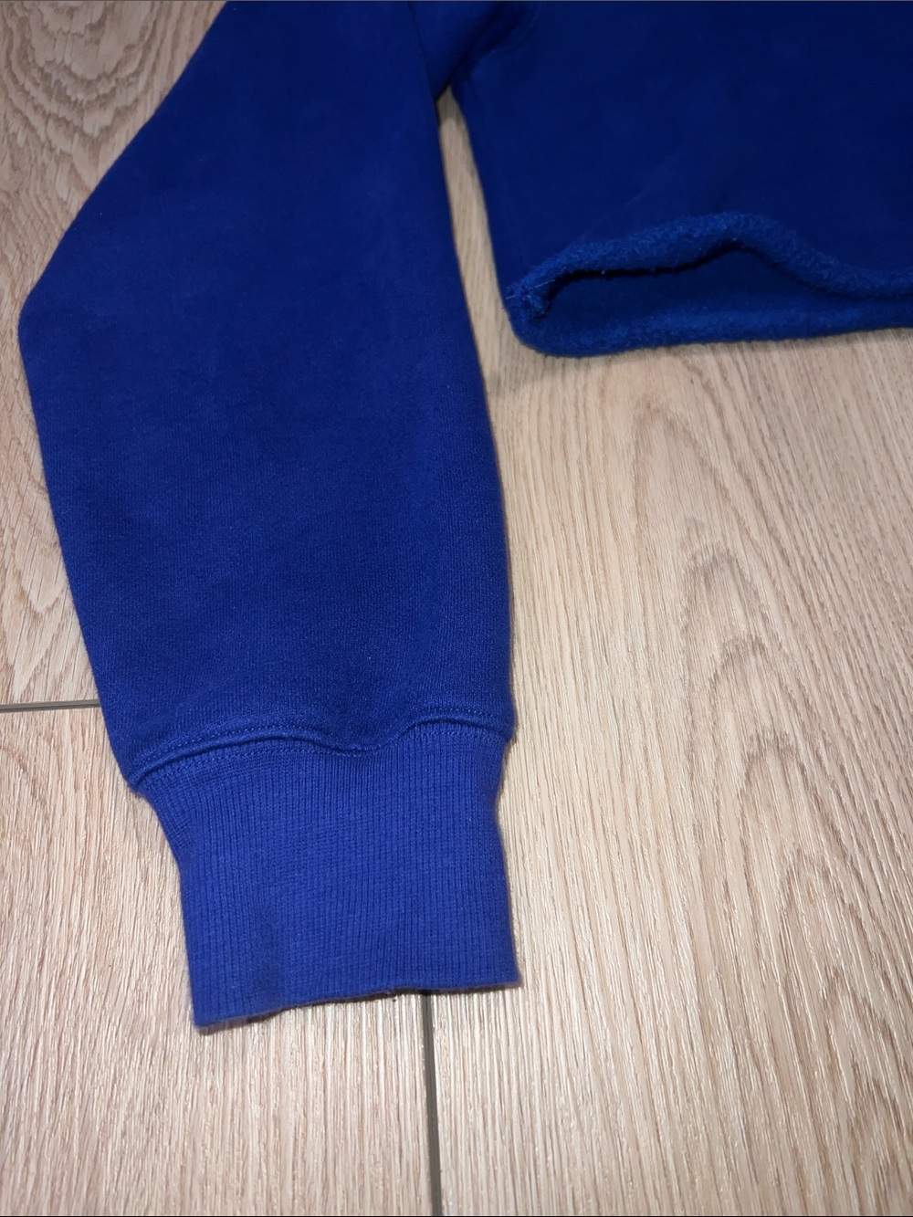 Vintage TNA Royal Blue Cropped Hoodie - Picture 4 of 15